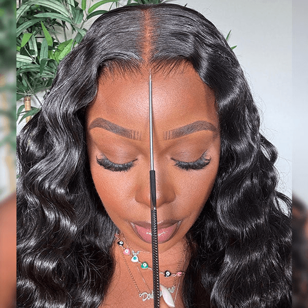 Wear Go Body Wave 9x6 Transparent/HD Lace Pre-Bleached Tiny Knots Pre-Cut Glueless Wig TianaHair