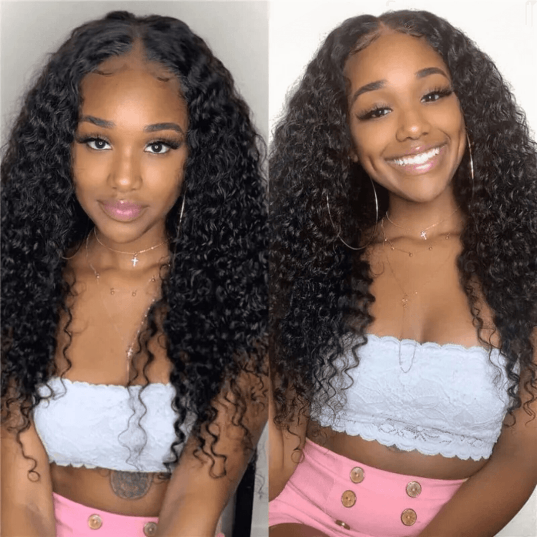 Wear Go Deep Wave 9x6 Transparent/HD Lace Pre-Bleached Tiny Knots Pre-Cut Glueless Wig TianaHair