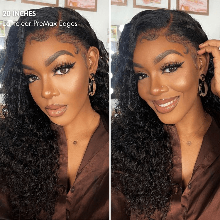 Wear Go Deep Wave 9x6 Transparent/HD Lace Pre-Bleached Tiny Knots Pre-Cut Glueless Wig TianaHair