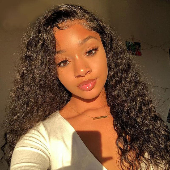 Wear Go Deep Wave 9x6 Transparent/HD Lace Pre-Bleached Tiny Knots Pre-Cut Glueless Wig TianaHair