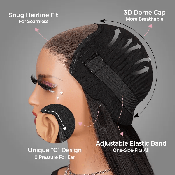 Wear Go Ocean Wave 9x6 Transparent/HD LacePre-Bleached Tiny Knots Pre-Cut HD Lace Glueless Wig TianaHair