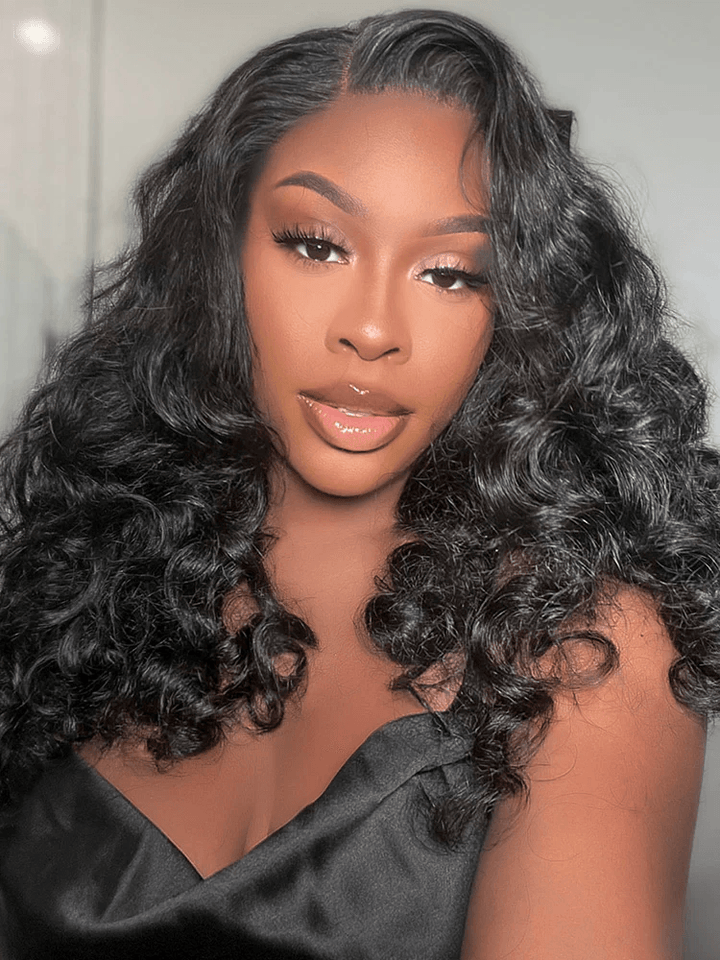 Wear Go Ocean Wave 9x6 Transparent/HD LacePre-Bleached Tiny Knots Pre-Cut HD Lace Glueless Wig TianaHair