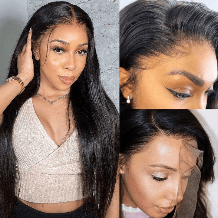 Wear Go Silky Straight 9x6 Transparent/HD LacePre-Bleached Tiny Knots Pre-Cut Glueless Wig TianaHair