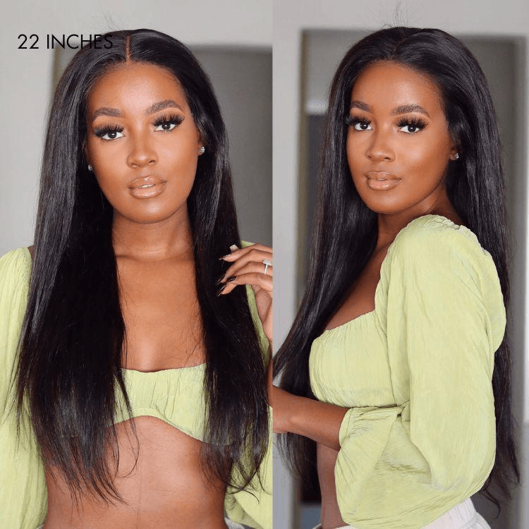 Wear Go Silky Straight 9x6 Transparent/HD LacePre-Bleached Tiny Knots Pre-Cut Glueless Wig TianaHair