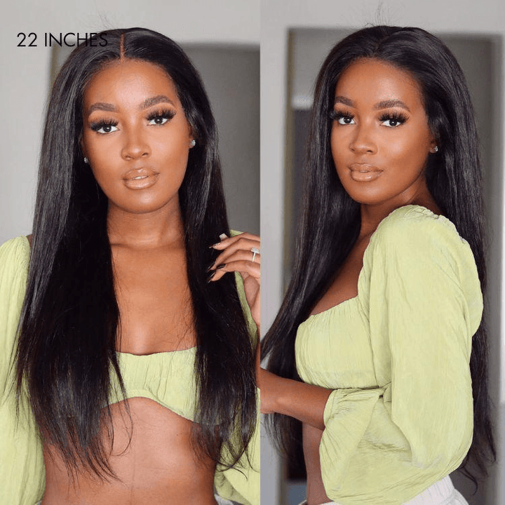 Wear Go Silky Straight 9x6 Transparent/HD LacePre-Bleached Tiny Knots Pre-Cut Glueless Wig TianaHair