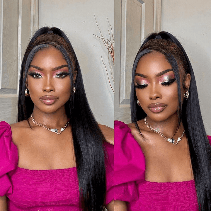 Wear Go Silky Straight 9x6 Transparent/HD LacePre-Bleached Tiny Knots Pre-Cut Glueless Wig TianaHair