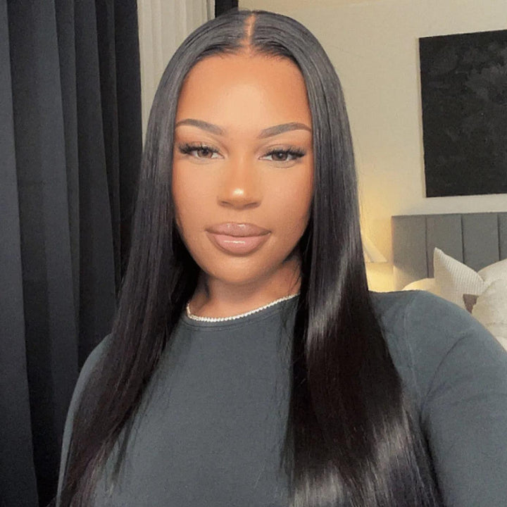 Wear Go Silky Straight 9x6 Transparent/HD LacePre-Bleached Tiny Knots Pre-Cut Glueless Wig TianaHair