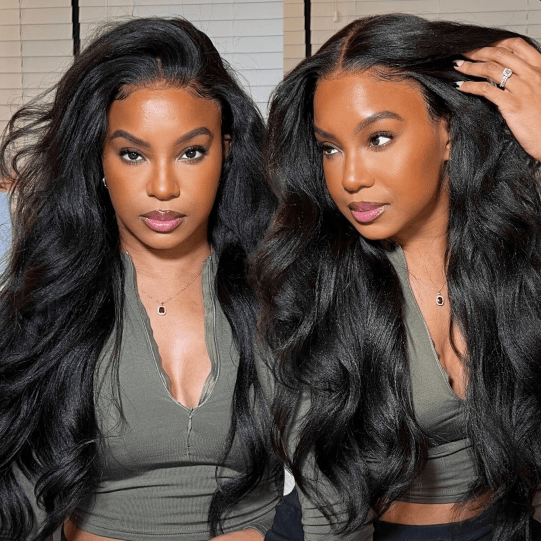 Wear Go Yaki Straight 9x6 Transparent/HD Lace Pre-Bleached Tiny Knots Pre-Cut Glueless Wig TianaHair