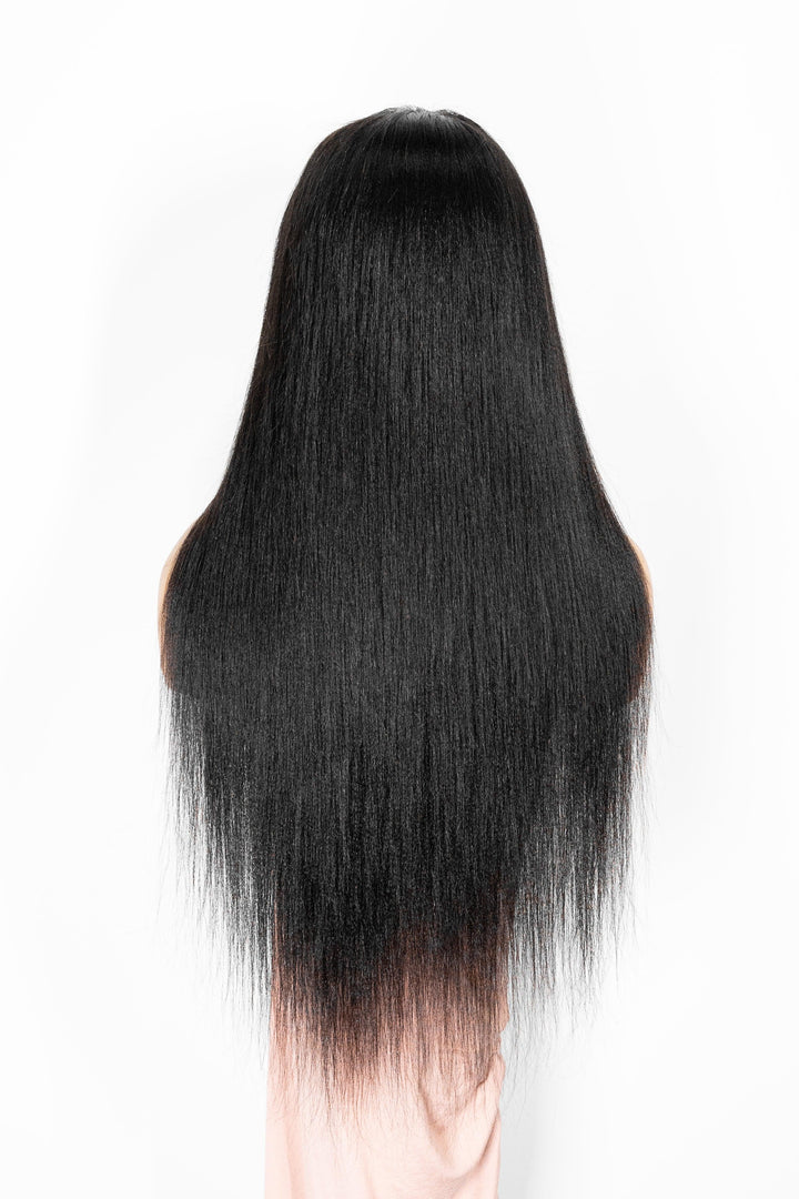 Yaki Straight 6x4 Wear Go Glueless Transparent/HD Lace Wig With Pre Bleached Tiny Knots TianaHair