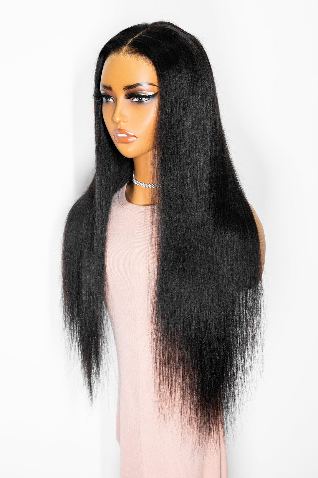 Yaki Straight 6x4 Wear Go Glueless Transparent/HD Lace Wig With Pre Bleached Tiny Knots TianaHair