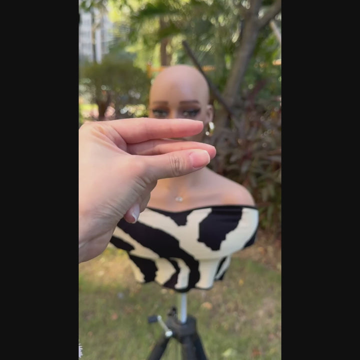 Wasserwelle 6x4 Wear Go kleberlose HD-Spitzenperücke mit vorgebleichten kleinen Knoten