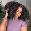13x4 Pre-Max Pre-Cut Transparent/HD Lace Front Afro Curly Pre-Everything BoB Wig