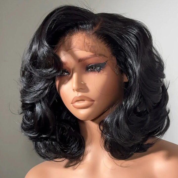 Afro Kinky Curly 6x4 Pre-Everything &amp; Transparent Lace Wear Go Glueless Perücke 