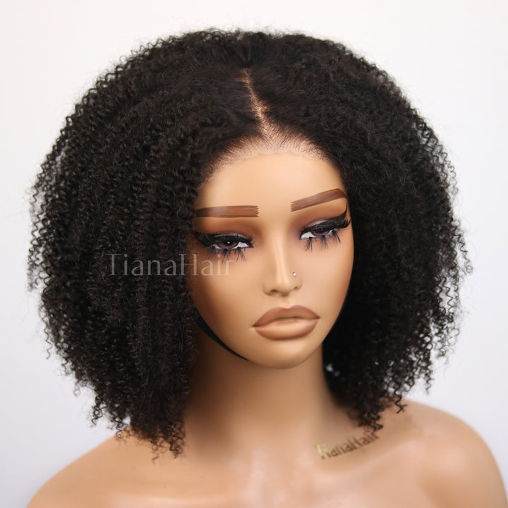 Afro Kinky Curly 6x4 Pre-Everything & Transparent Lace Wear Go Glueless Wig
