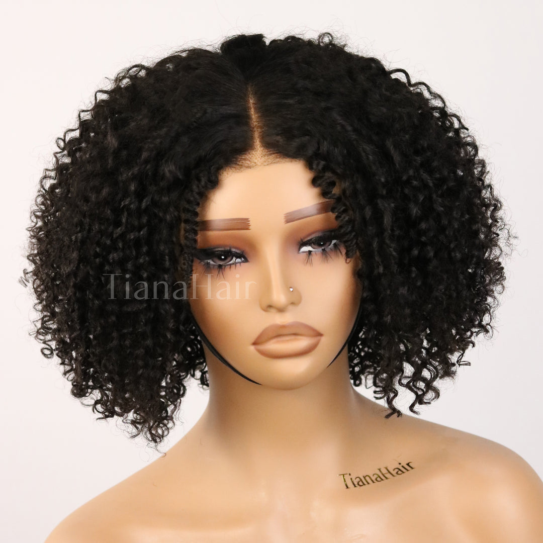 Finger Coily 6x4 Lace Pre-everything Wear Go Glueless Perücke 