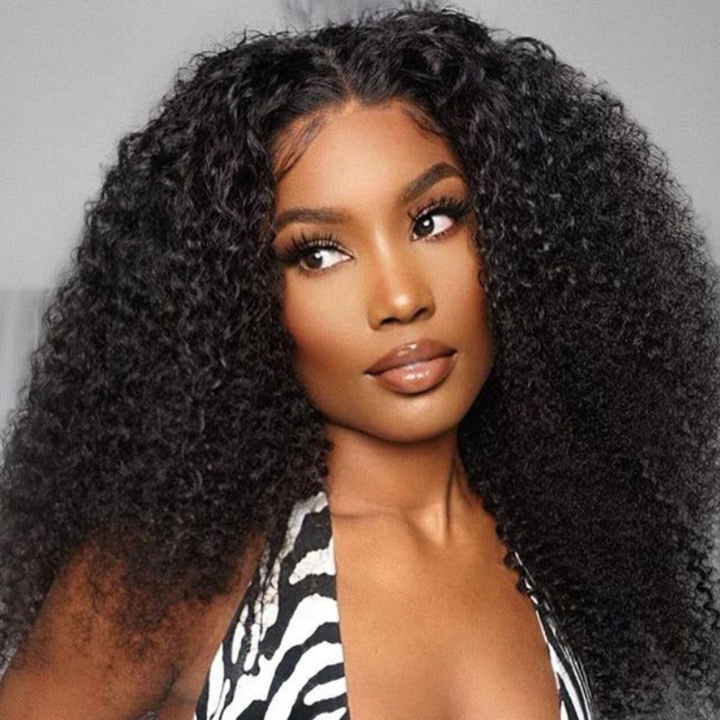 TianaHair Kinky Curly 6x4 Transparent/HD Lace Wear Go Pre-everything Glueless Wig.