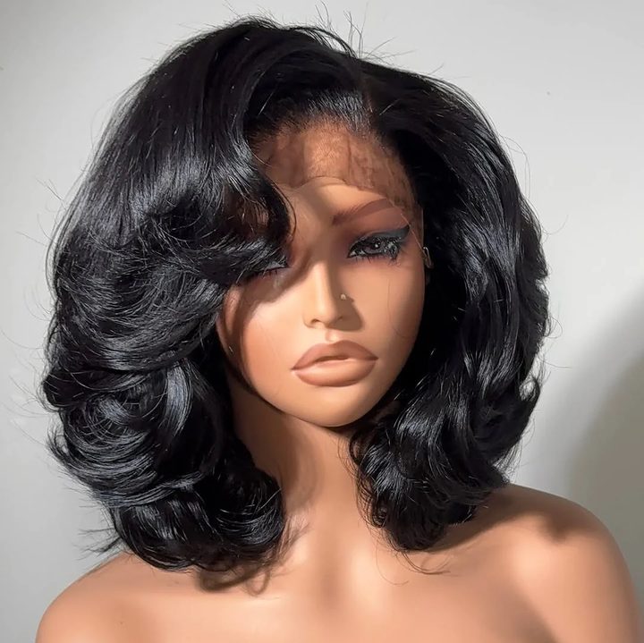 Afro Kinky Curly 6x4 Pre-Everything &amp; Transparent Lace Wear Go Glueless Perücke 