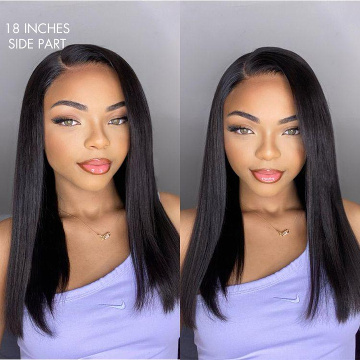 TianaHair Wear Go Silky Straight 9x6 Transparent/HD LacePre-Bleached Tiny Knots Pre-Cut Glueless Wig.