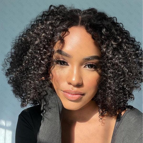 13x4 Pre-Max Pre-Cut HD Lace Front Kinky Curly Pre-Everything BoB Wig