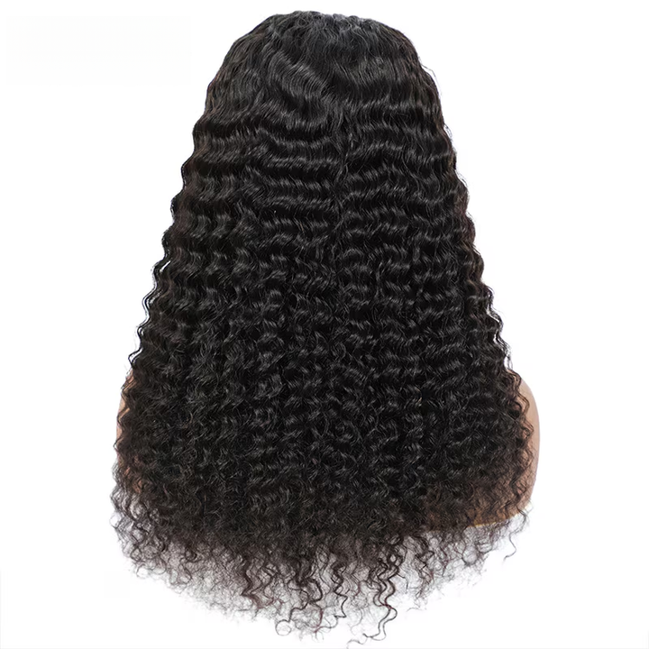 TianaHair Deep Wave 6x4 Wear Go Glueless Transparent/HD Lace Wig With Pre Bleached Tiny Knots.