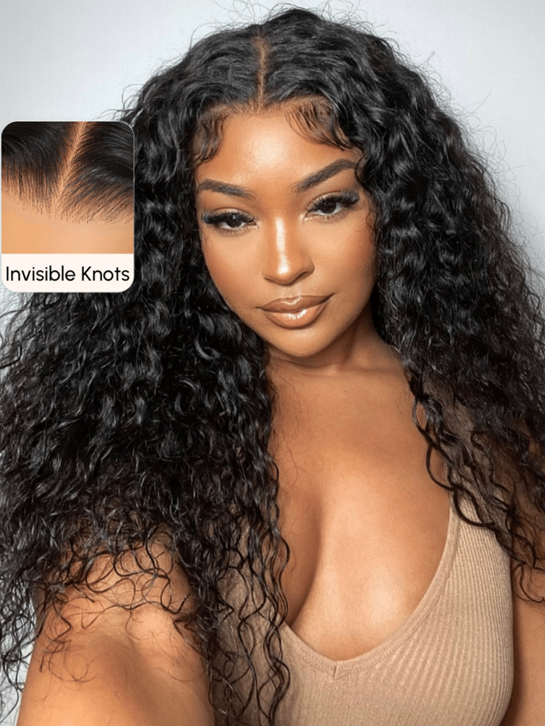 TianaHair Water Wave 6x4 Wear Go Glueless Transparent/HD Lace Wig With Pre Bleached Tiny Knots.