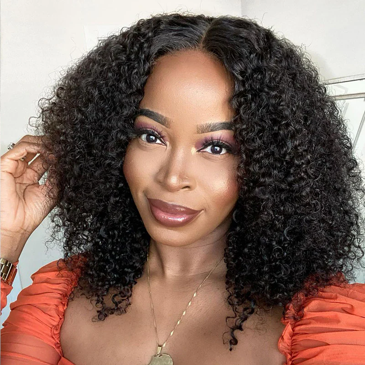 TianaHair Kinky Curly 6x4 Transparent/HD Lace Wear Go Pre-everything Glueless Wig.