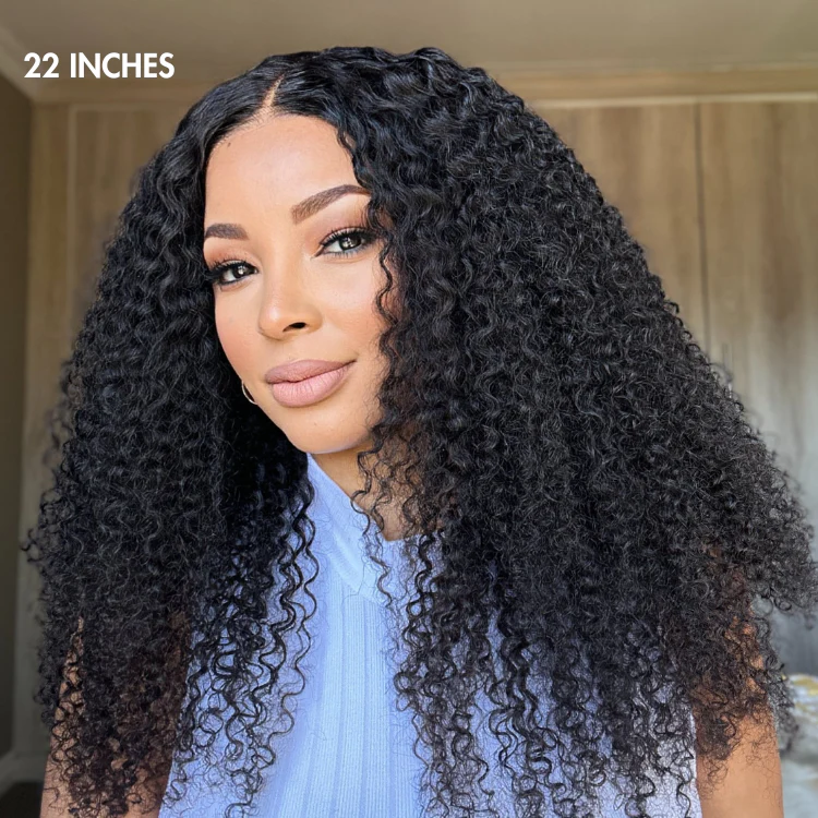 13x4 Pre-Max Pre-Cut HD Lace Front Kinky Curly Pre-Everything Wig