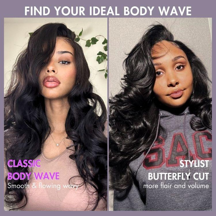 Loose Body Wave 6x4 Lace Waer Go Glueless Pre Plucked & Bleached Ready to Go