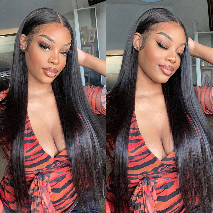 【Clearance Sale】13x4 Frontal HD Lace Silky Straight Wig 100% Human Hair TianaHair
