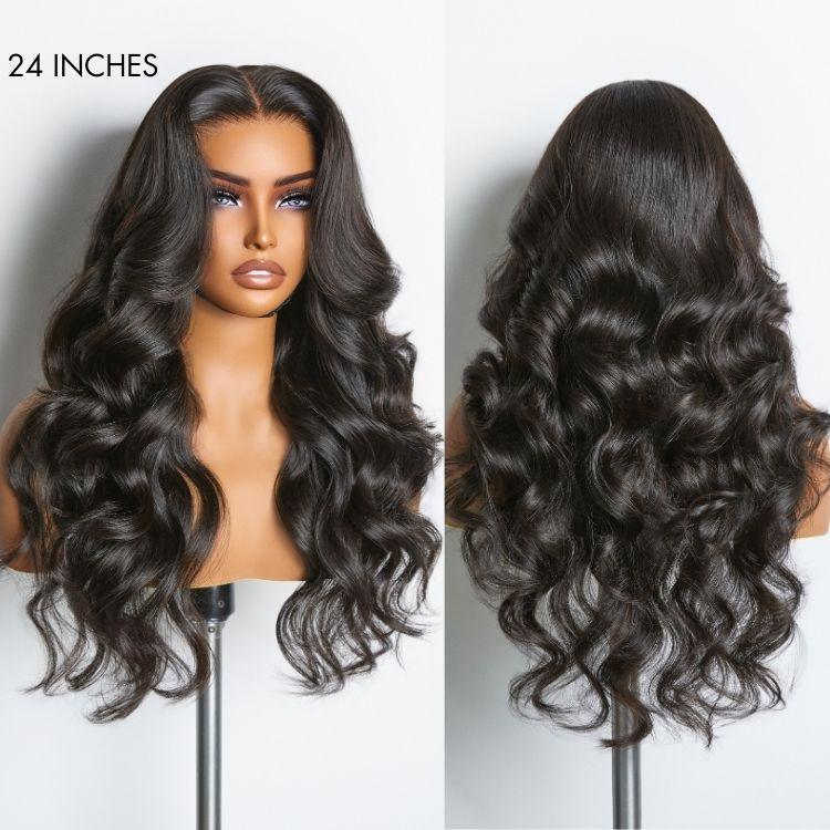 Loose Body Wave 6x4 Lace Waer Go Glueless Pre Plucked & Bleached Ready to Go