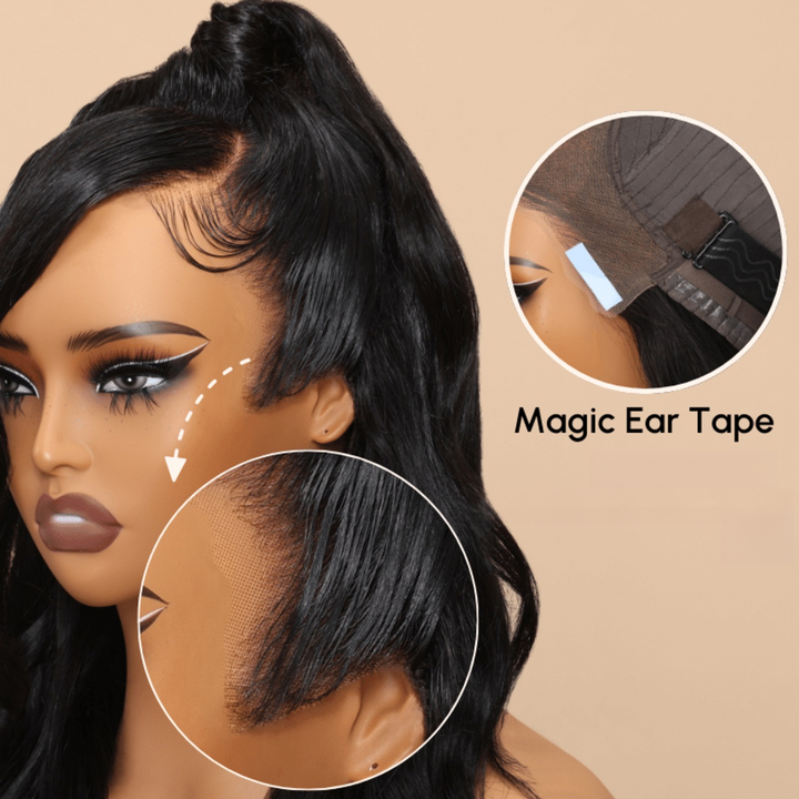 TianaHair Blonde Highlights Body Wave Pre-Max 13x4 Lace Wear Go Glueless Wig.