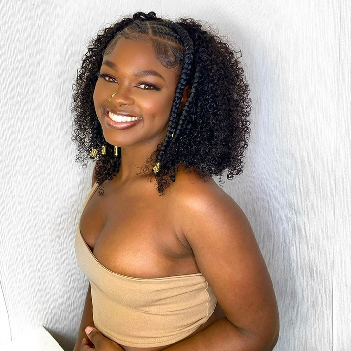 Kinky Curly Clip Ins Hair Extensions 100% Human Hair