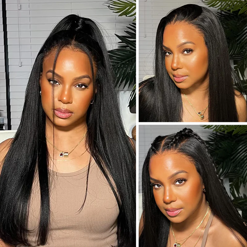 TianaHair Wear Go Kinky Straight 9x6 Transparent/HD Lace Pre-everything Glueless Wig.