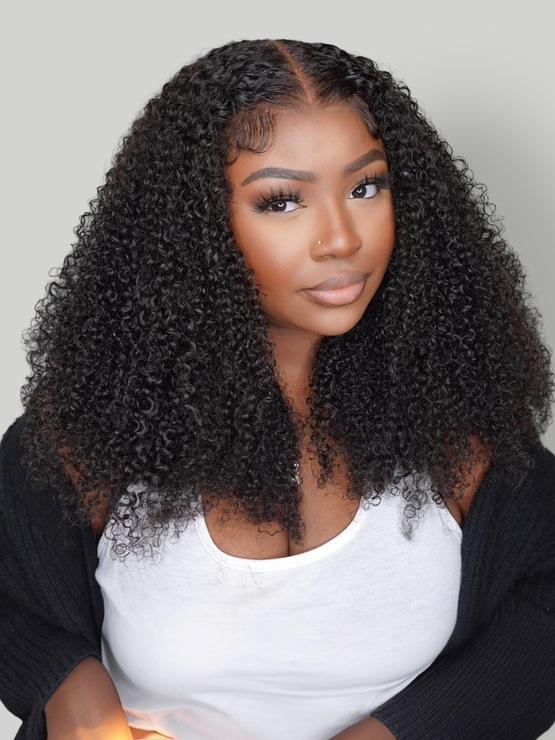 13x4 Pre-Max Pre-Cut HD Lace Front Afro Curly Pre-Everything Wig