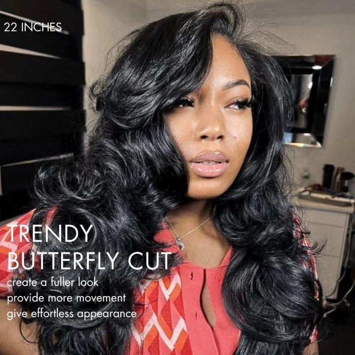 Loose Body Wave 6x4 Lace Waer Go Glueless Pre Plucked & Bleached Ready to Go