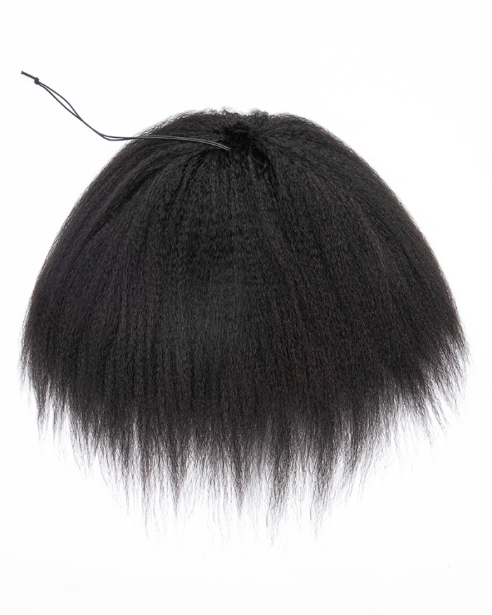 3 IN 1 HALF WIG Kinky Striaght Half Wig Seamless Flip Over Wig