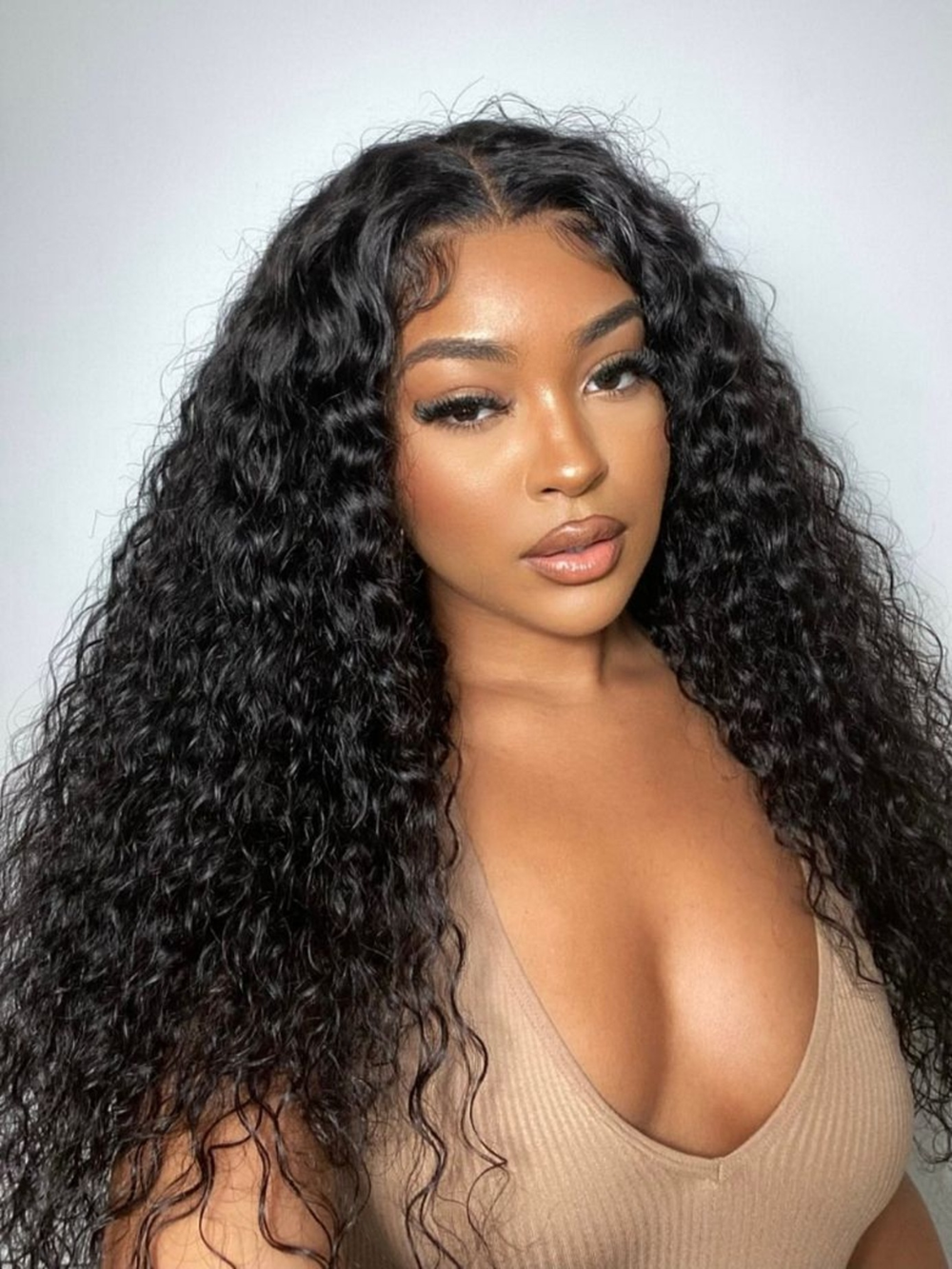 TianaHair Water Wave 6x4 Wear Go Glueless Transparent/HD Lace Wig With Pre Bleached Tiny Knots.