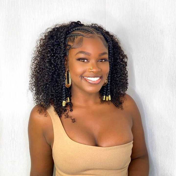 Kinky Curly Clip Ins Hair Extensions 100% Human Hair